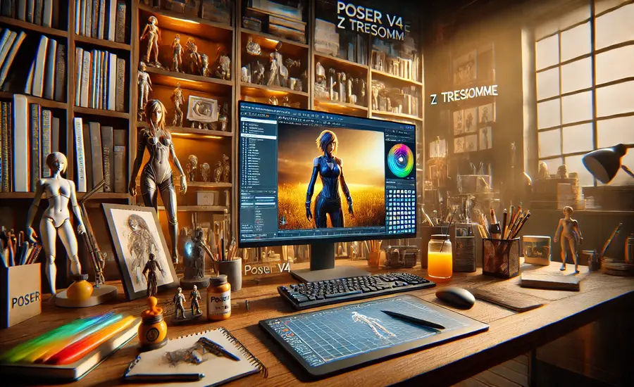 Poser V4 Z Tresomme Revolutionizing 3D Hairstyling